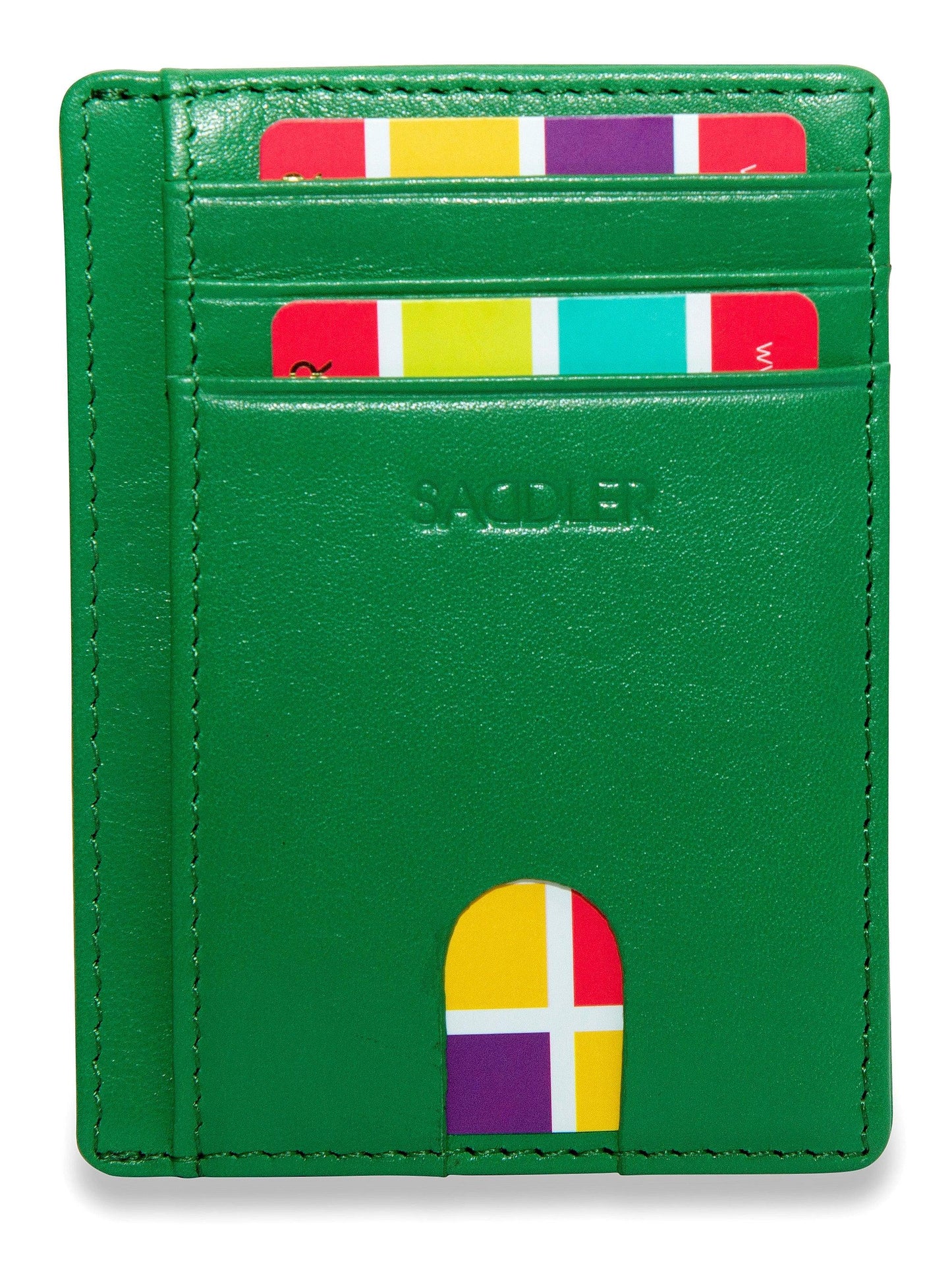 Slim Leather Card Holder "Stella" – Handmade by Saddler |Gift Boxed