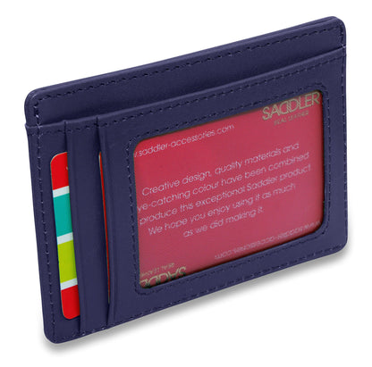 Slim Leather Card Holder "Stella" – Handmade by Saddler |Gift Boxed