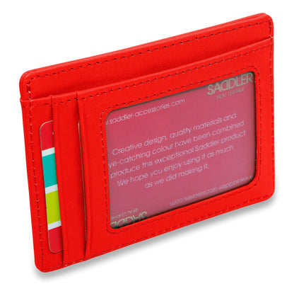 Slim Leather Card Holder "Stella" – Handmade by Saddler |Gift Boxed