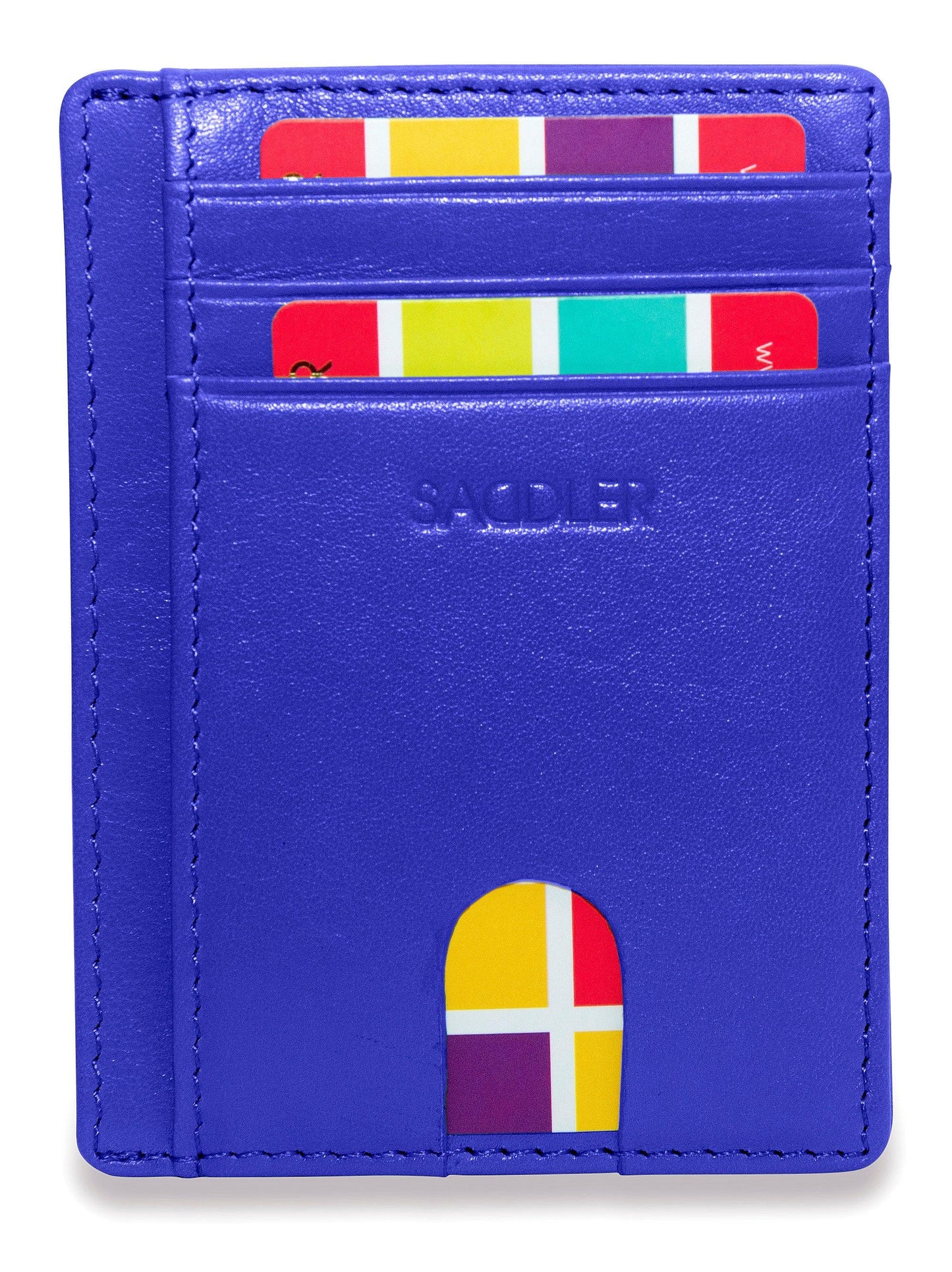 Slim Leather Card Holder "Stella" – Handmade by Saddler |Gift Boxed