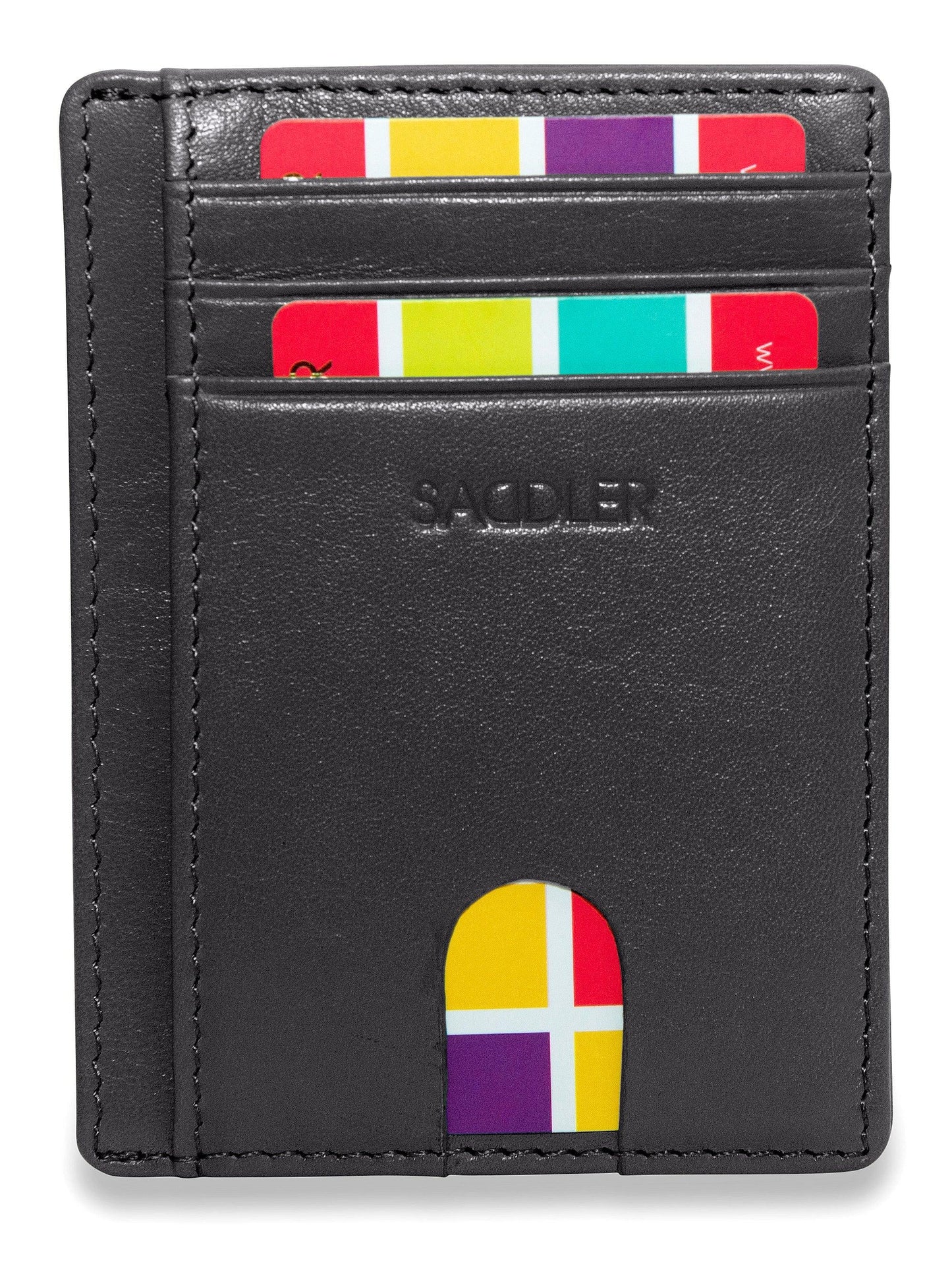 Slim Leather Card Holder "Stella" – Handmade by Saddler |Gift Boxed