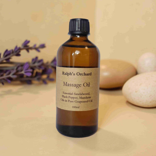 Massage Oil | Sandalwood, Black Pepper & Mandarin | Nag Champa