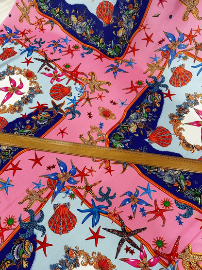 Coastal Sea Shell Fabric