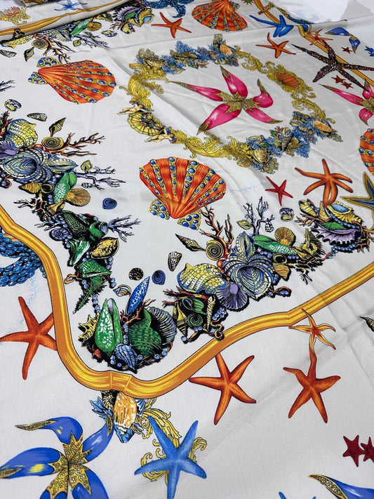 Sea Shell Pattern Fabric