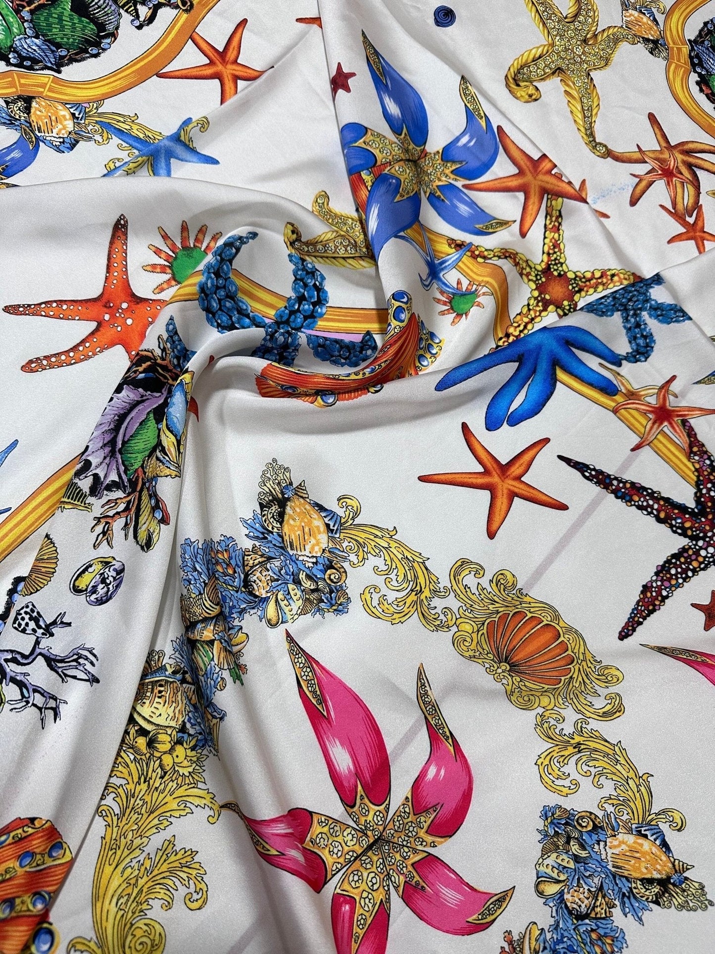 Sea Shell Pattern Fabric