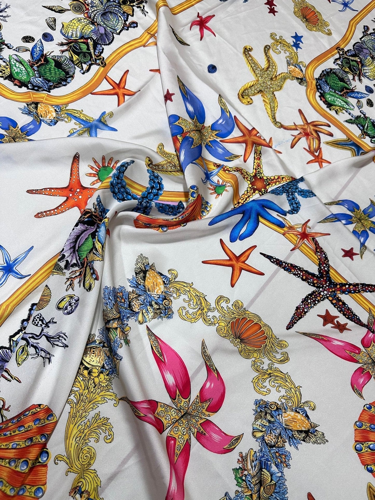 Sea Shell Pattern Fabric