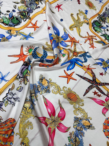 Sea Shell Pattern Fabric