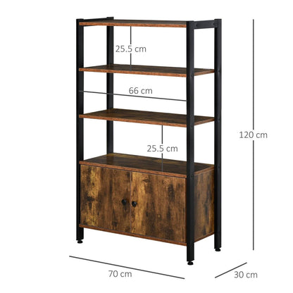 Industrial-Style Shelving Unit