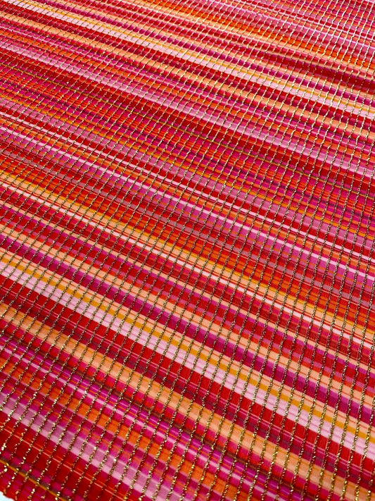 Shimmer Striped Ottoman Fabric