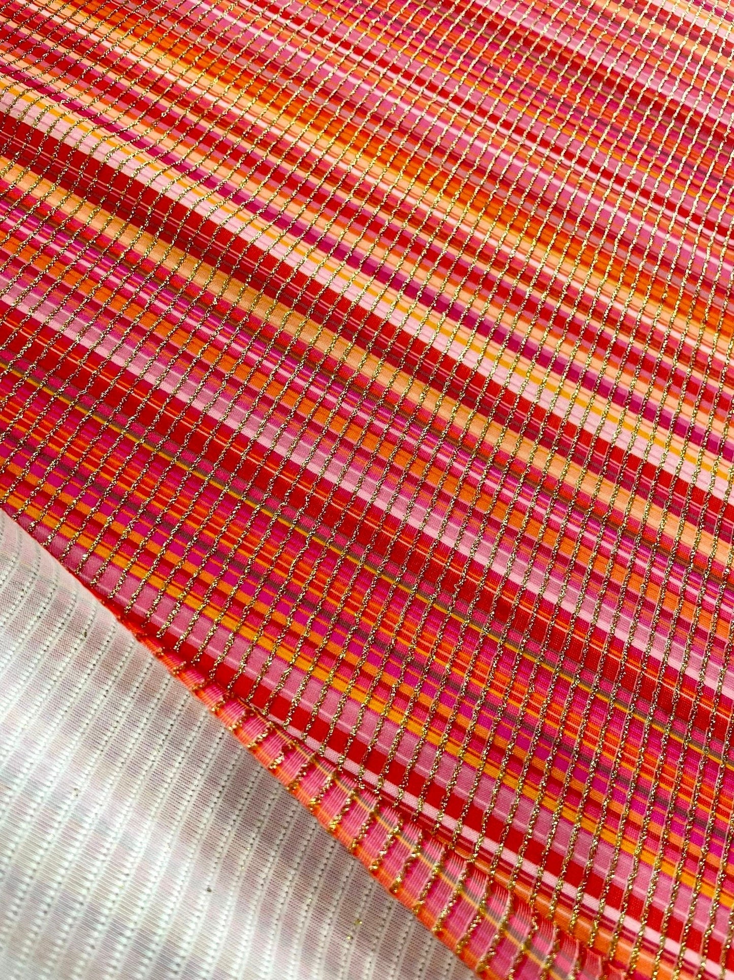Shimmer Striped Ottoman Fabric