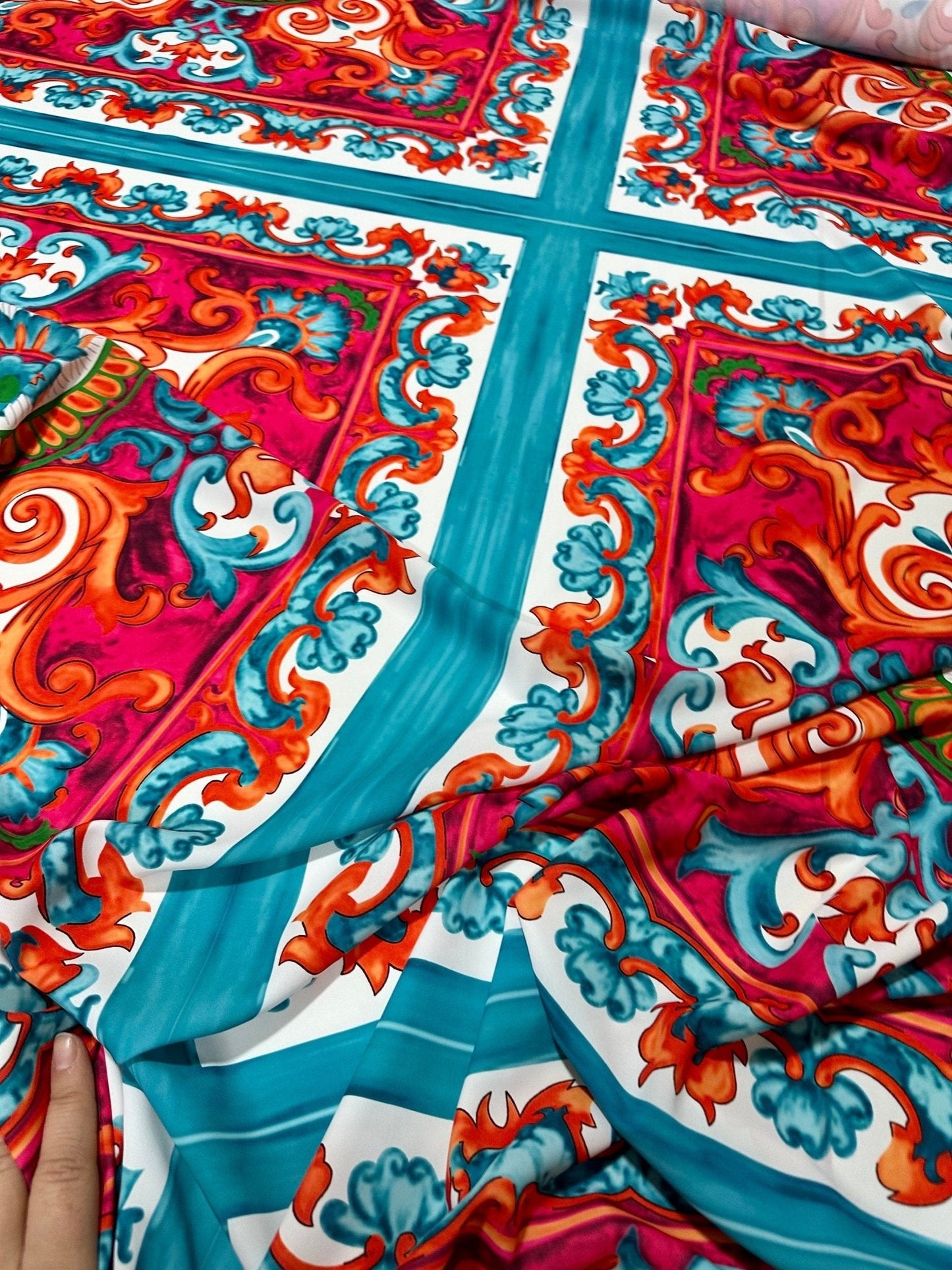 Sicilian Caretto Pattern Fabric