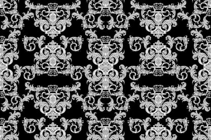 Silver Baroque Fabric