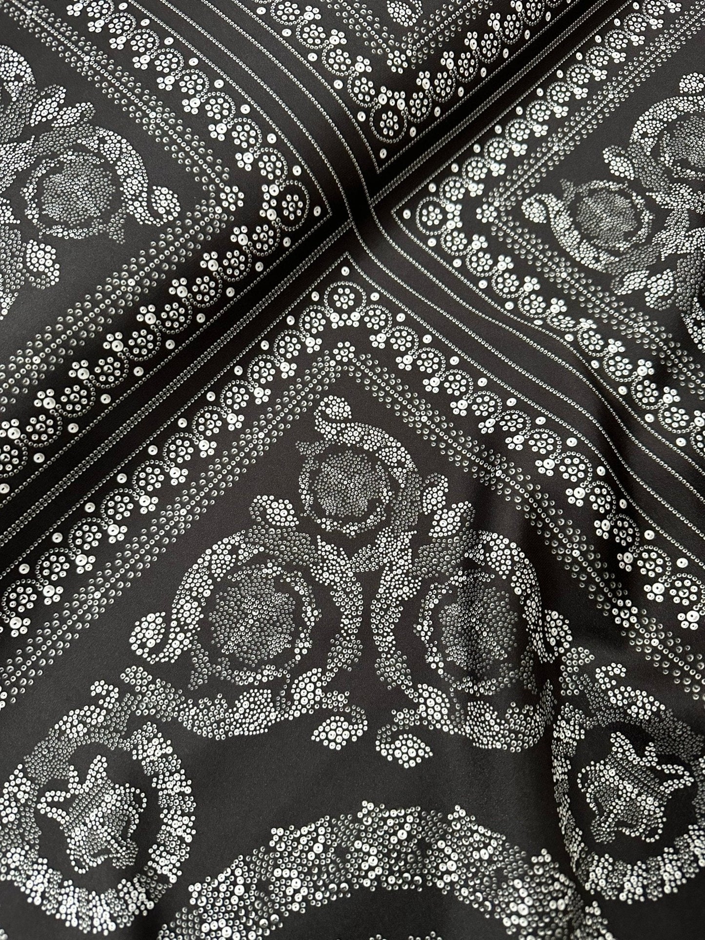 Baroque Silver Fabric