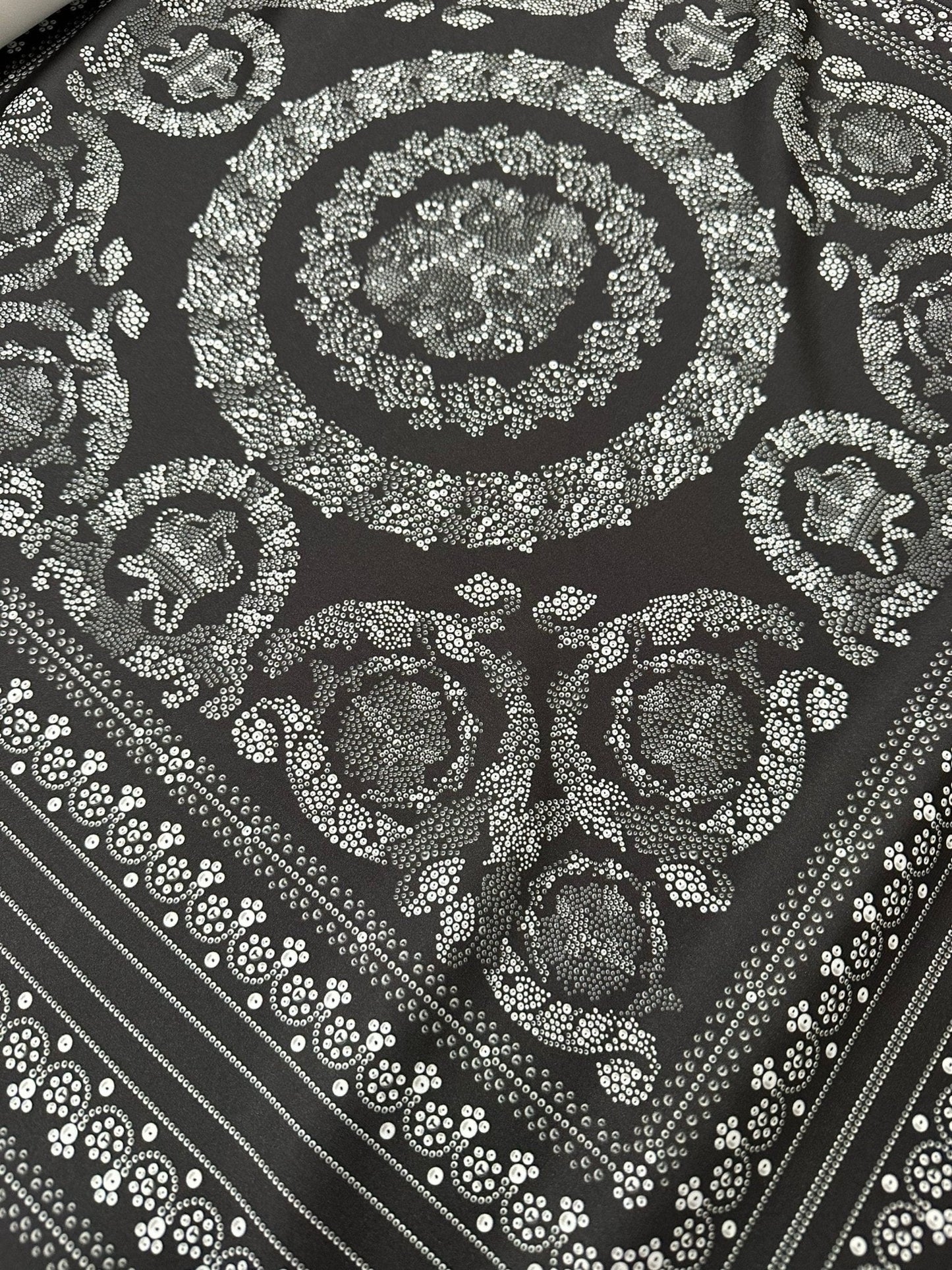 Baroque Silver Fabric