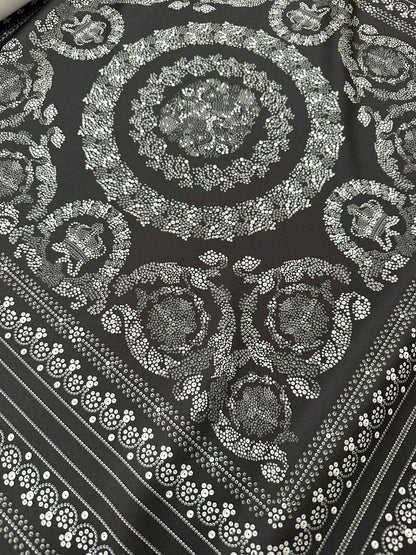 Baroque Silver Fabric