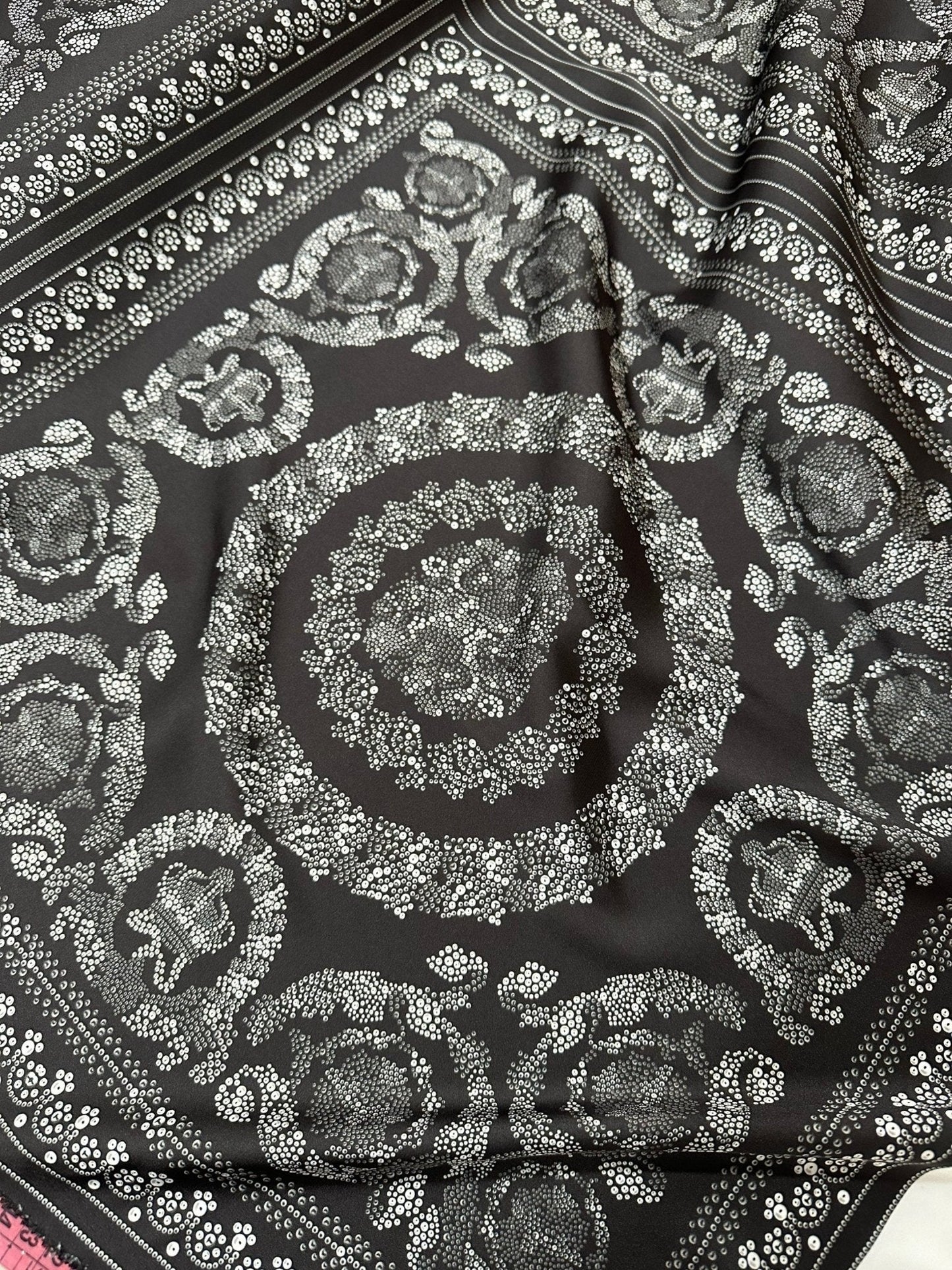 Baroque Silver Fabric