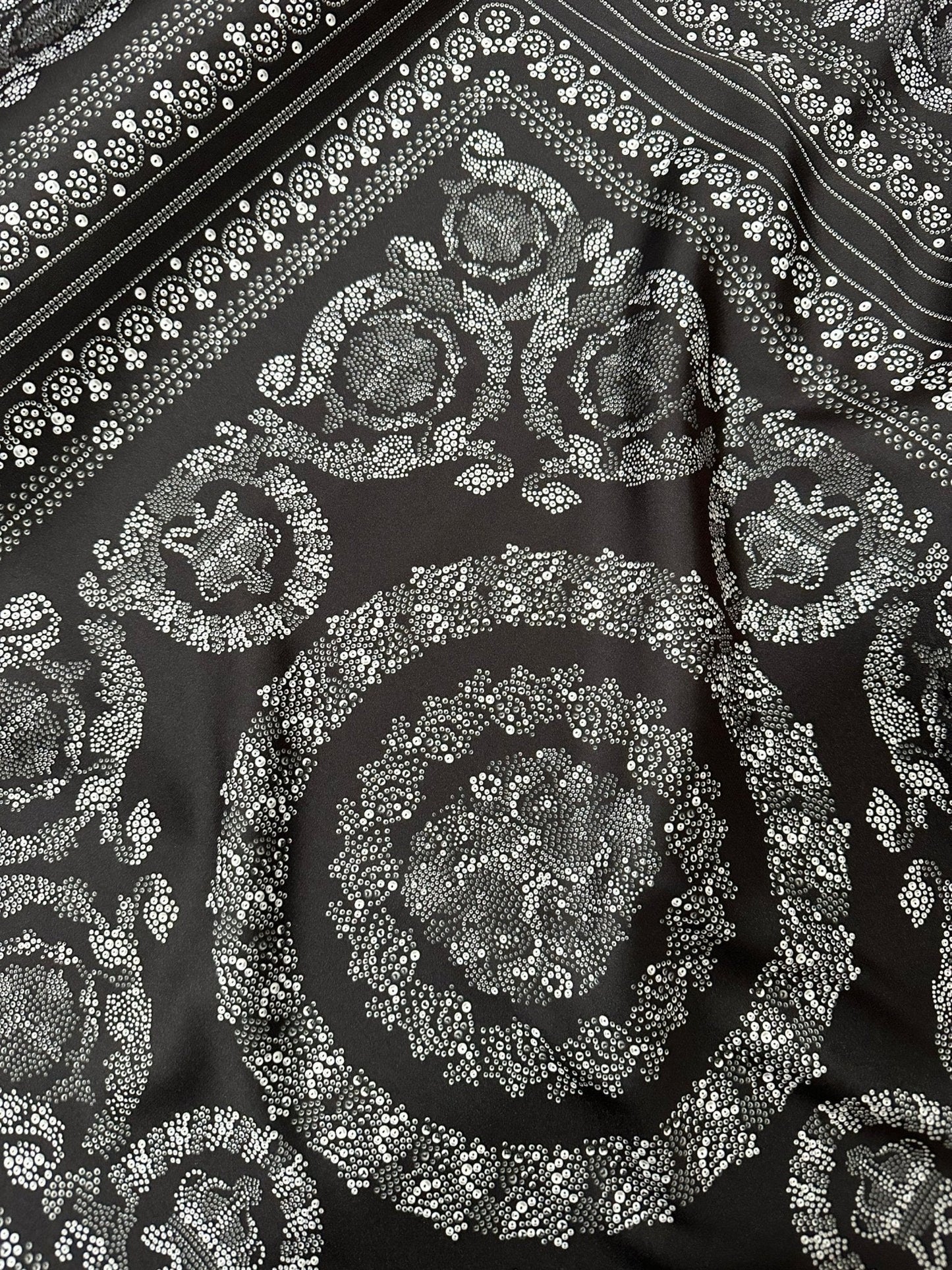 Baroque Silver Fabric