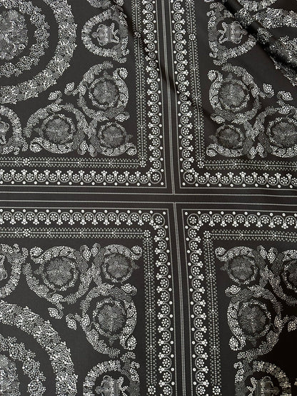 Baroque Silver Fabric