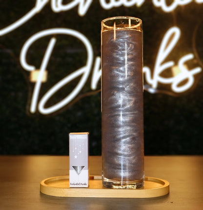 Silver Edible Drink Shimmer