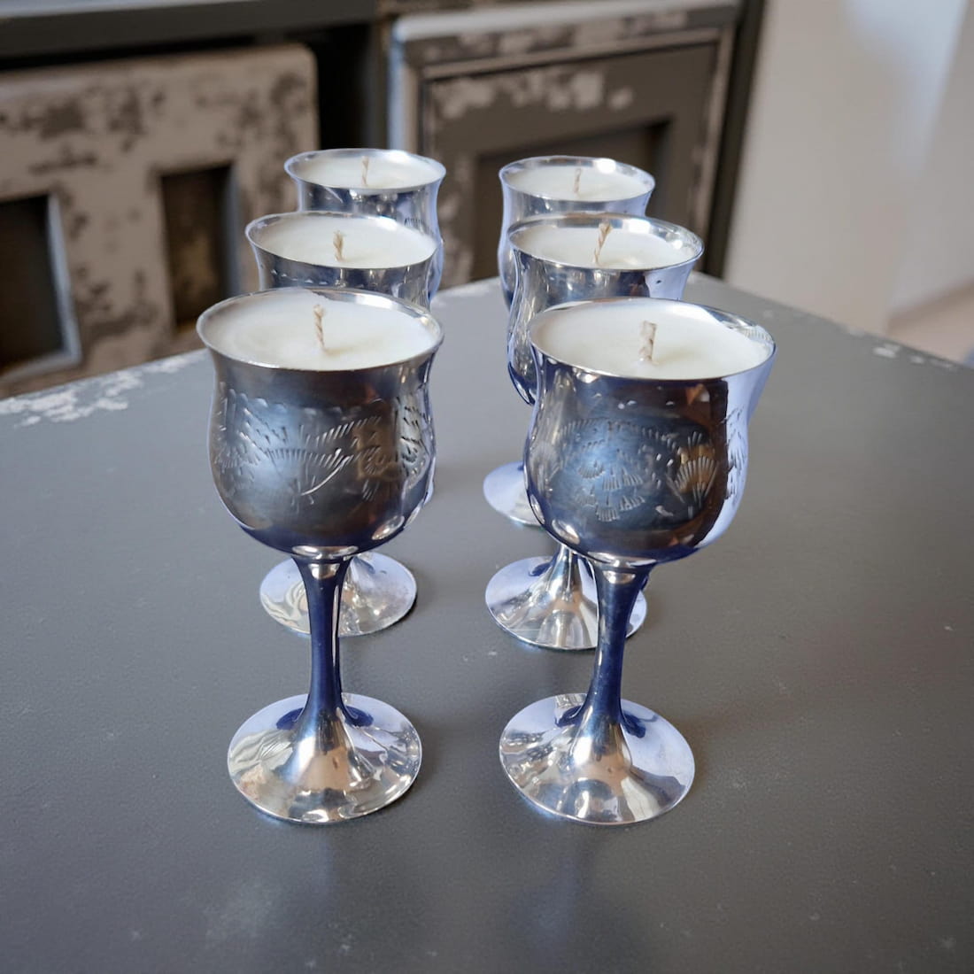 Spring Scents | Small Goblets in Velvet Box