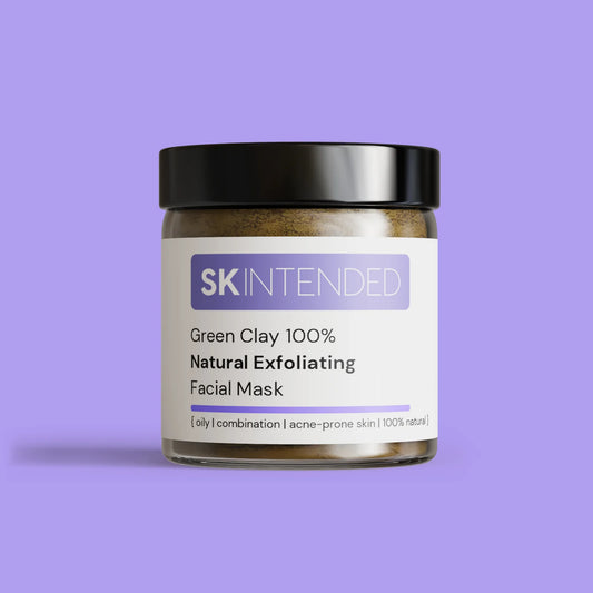 Skintended Green Clay 100% Natural Exfoliating Facial Mask