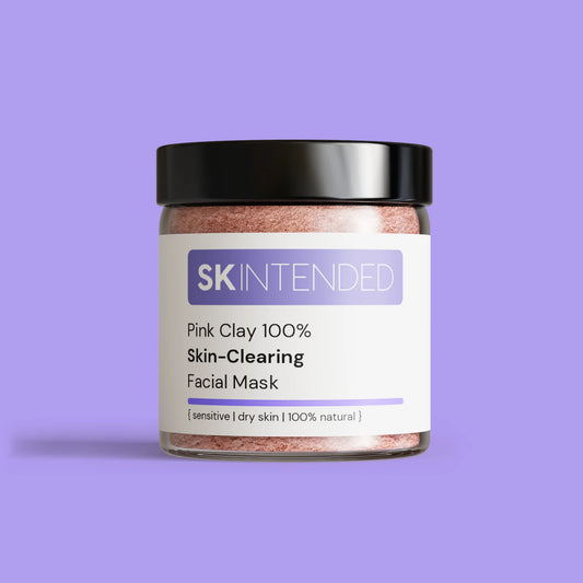 Skintended Pink Clay 100% Skin-Clearing Facial Mask