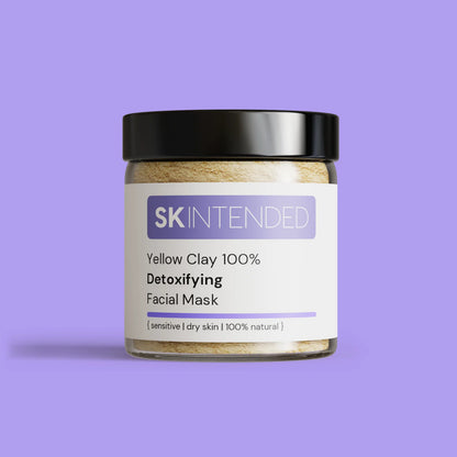 Skintended Yellow Clay 100% Detoxifying Facial Mask