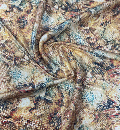 Snake Skin Sequin Fabric