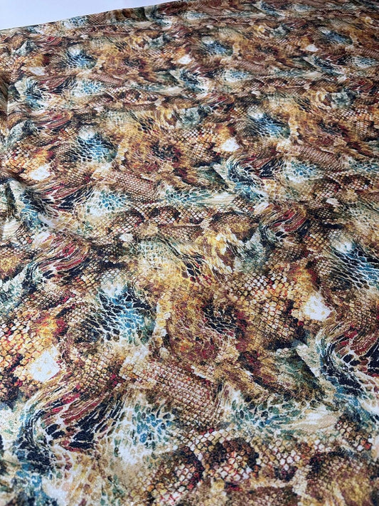 Snake Skin Sequin Fabric