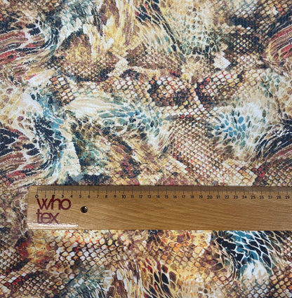 Snake Skin Sequin Fabric