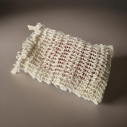 Linen Exfoliating Soap Saver Bag