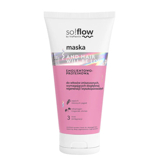 So!Flow Emollient & Protein Mask for Damaged Hair Requiring Deep Regeneration
