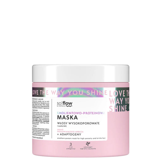 So!Flow Emolient & Protein Mask for High Porosity & Birttle Hair