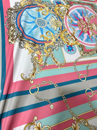 Baroque Chain Pattern Fabric