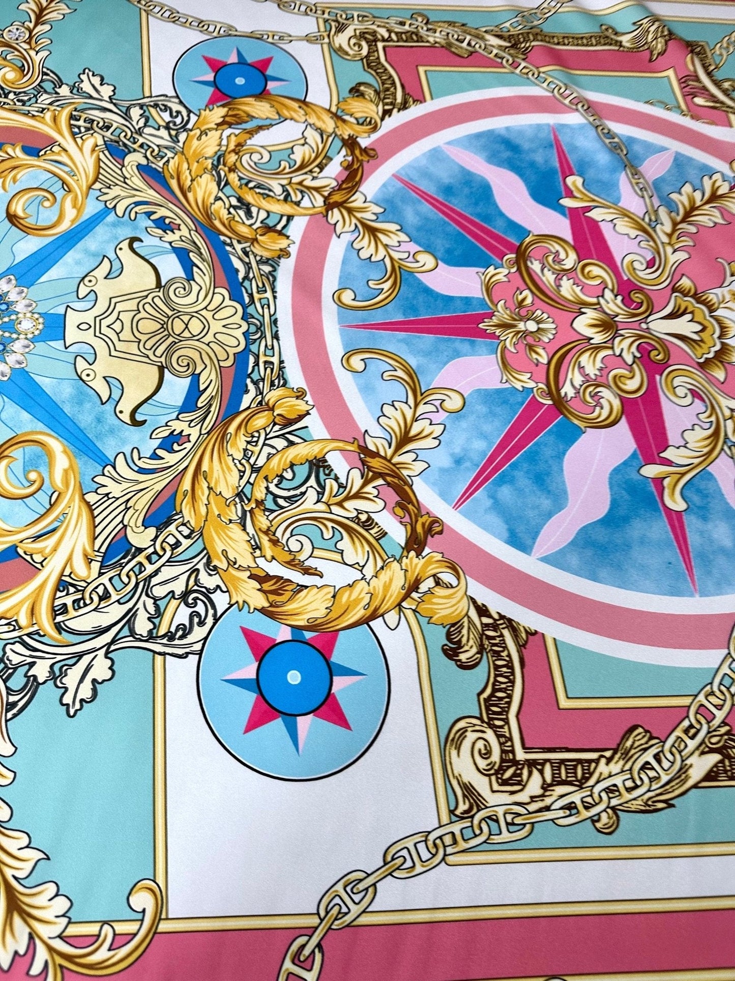 Baroque Chain Pattern Fabric