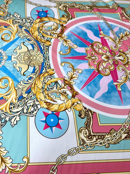 Baroque Chain Pattern Fabric
