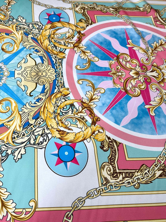 Baroque Chain Pattern Fabric