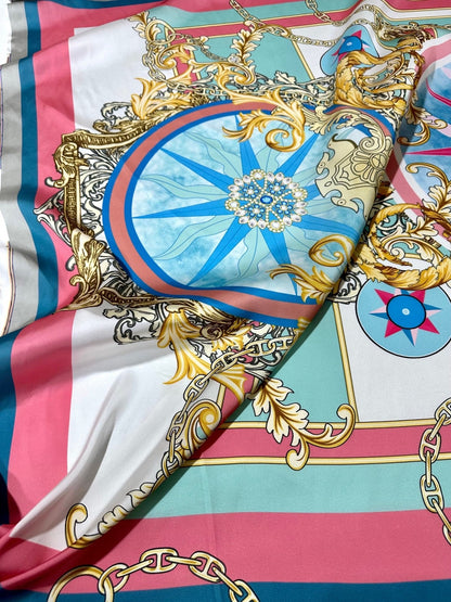 Baroque Chain Pattern Fabric