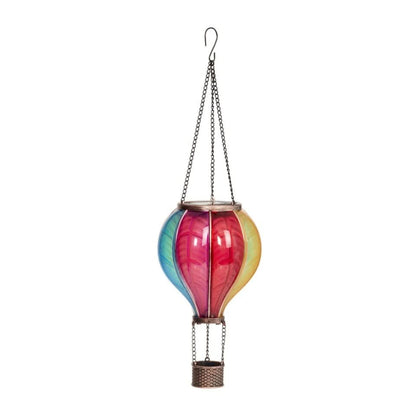 Rainbow Flaming Balloon Hanging Solar Light
