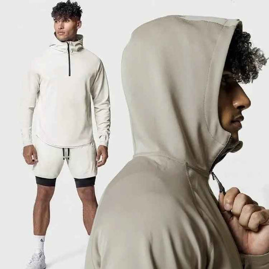 Sports Half-Zip Hoodies
