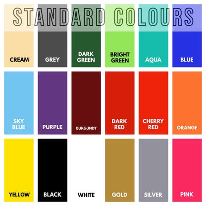 Famous Fonts Custom Text Sticker