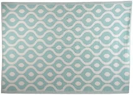 Easy Clean Decorative Neptune Cool Grey Garden Mat