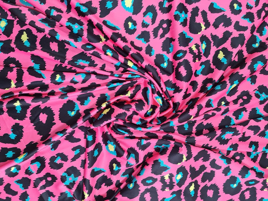 Sugar Pink Leopard Print Fabric