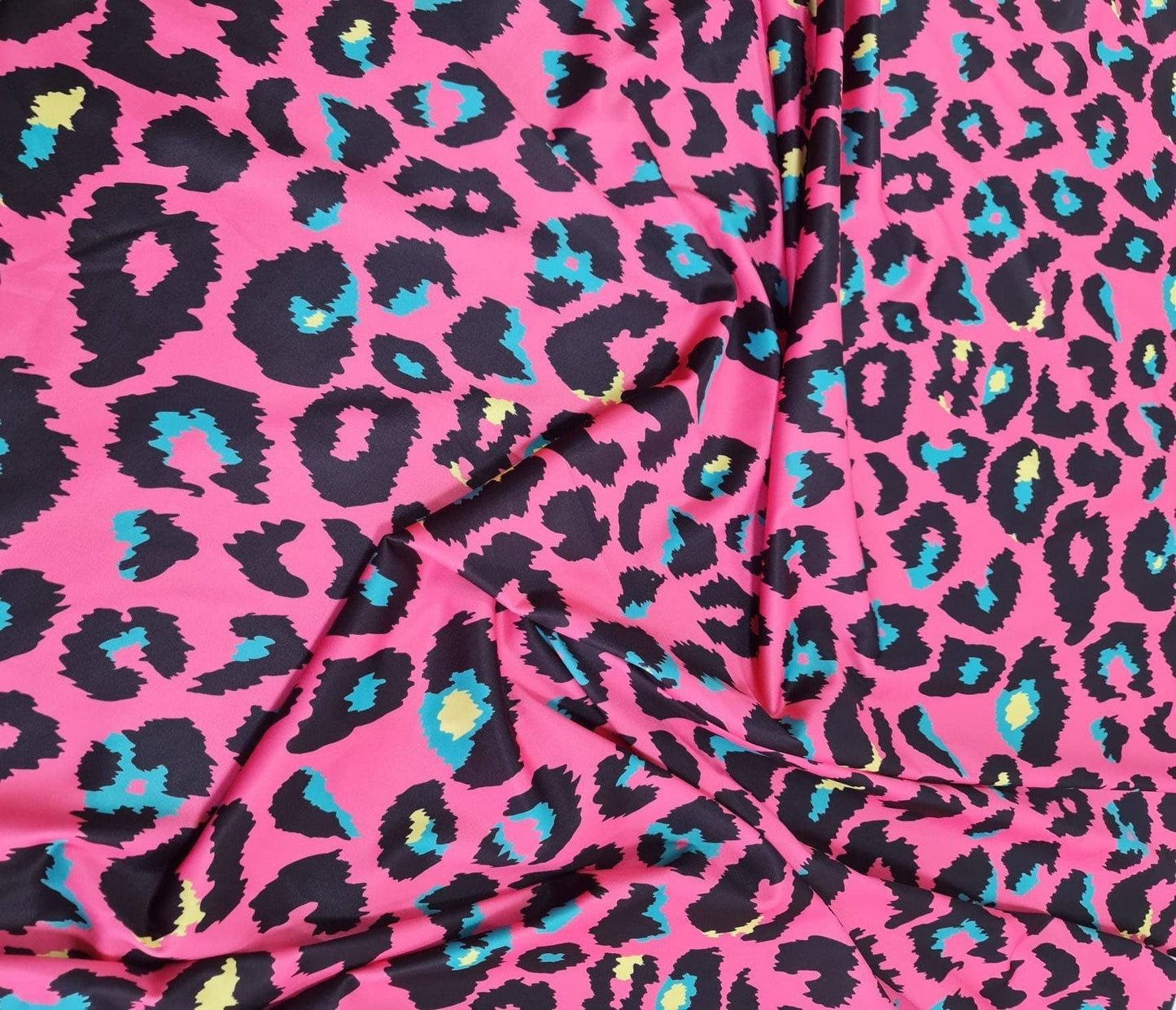 Sugar Pink Leopard Print Fabric