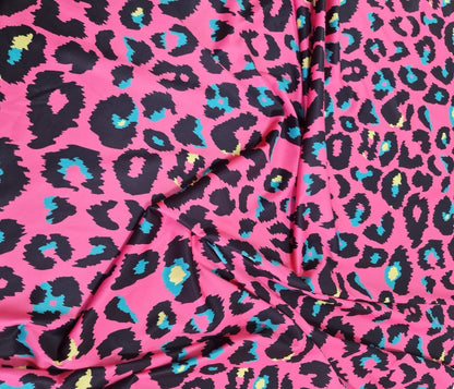 Sugar Pink Leopard Print Fabric