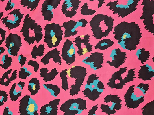 Sugar Pink Leopard Print Fabric