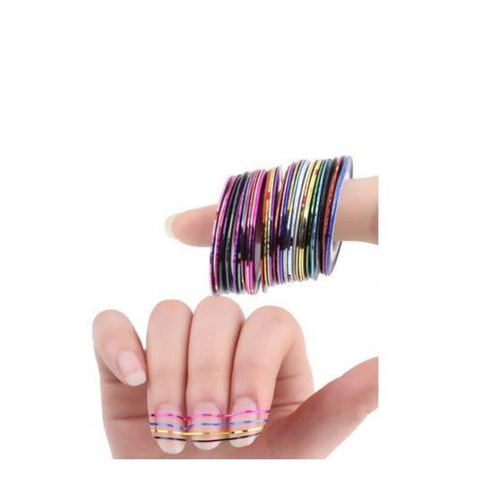 Sunone Nail Sticker Rolls Striping Tapes 5pcs
