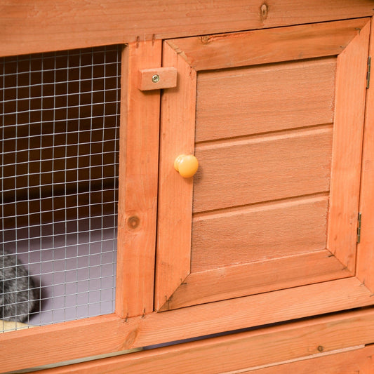 PawHut Large Rabbit Hutch Outdoor