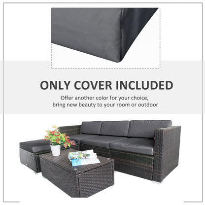 Cushion Cover Replacement Garden Rattan Patio Furniture Seat Cover