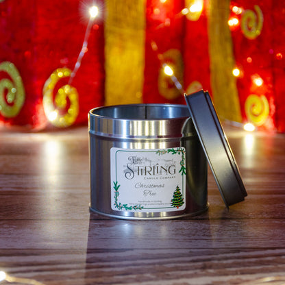 Christmas Tree - Travel Tin Candle - Cotton Wick